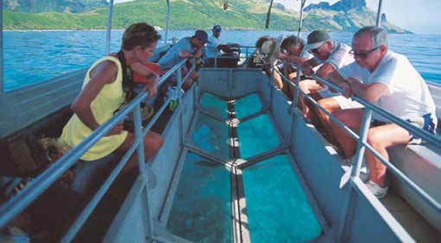 Andaman Lagoons - Popular Water Sports Activity or Adventure Activity Glass Bottom Boat Ride at North Bay or Coral Island, Mahatma Gandhi Marine National Park Wandoor (Jolly Buoy Island, Red Skin Island) at Port Blair, Elephant Beach at Havelock Island, Bharatpur Beach at Neil Island, Ross and Smith Islands at Diglipur (North and Middle Andaman) in Andaman Islands